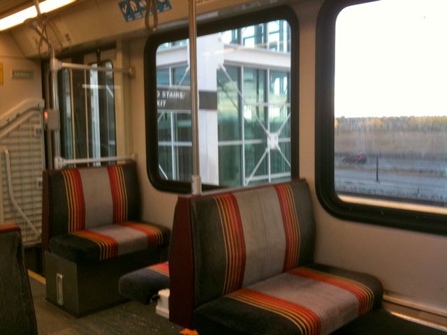 Comfort on Denver's light rail