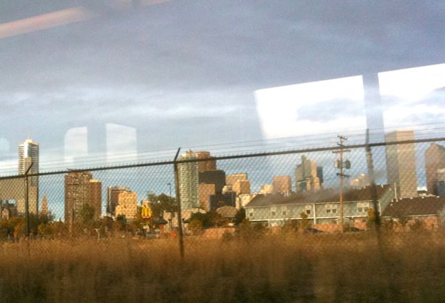 Denver Skyline - from the train