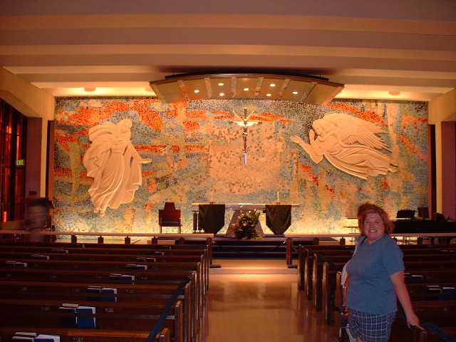 In the chapel