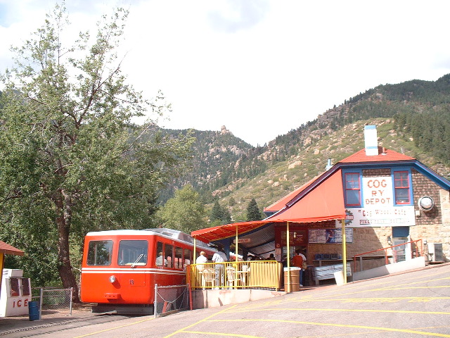 Cog railway station