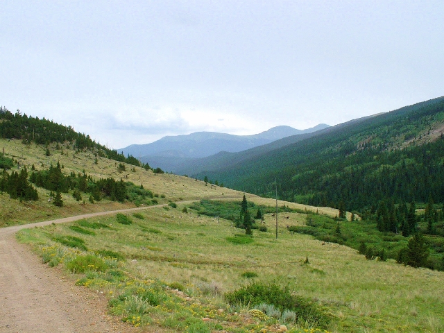 Descending the mountain