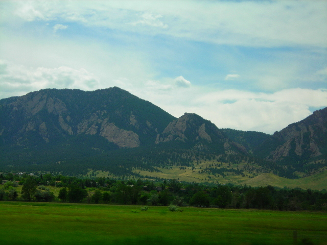 Boulder - view out the window