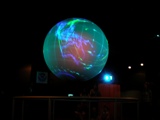 Projection on big globe