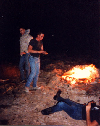 Bonfire on the beach