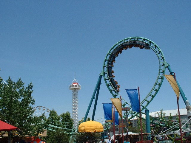 Sidewinder Go Forward Go Back From Six Flags Elitch Gardens