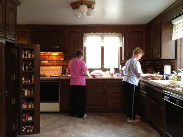 Cooks in the Kuchta kitchen