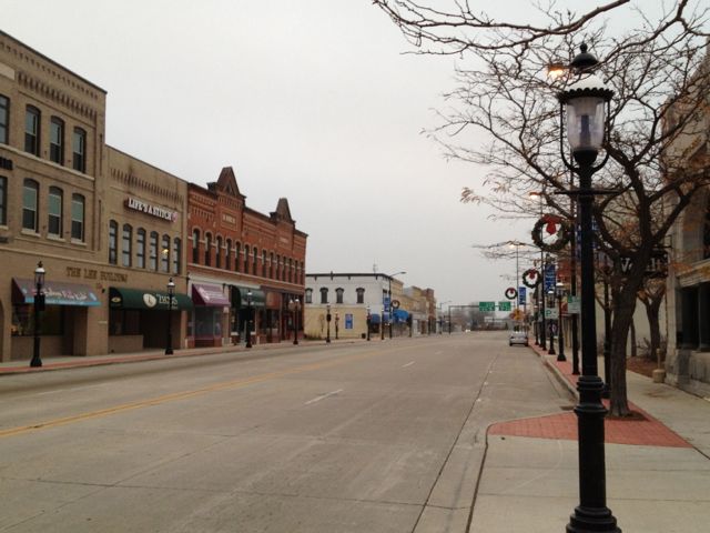 Broadway, looking north